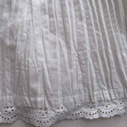 Prairie Morgan De Toi Babydoll Broderie Anglaise Wide Strap Blouse