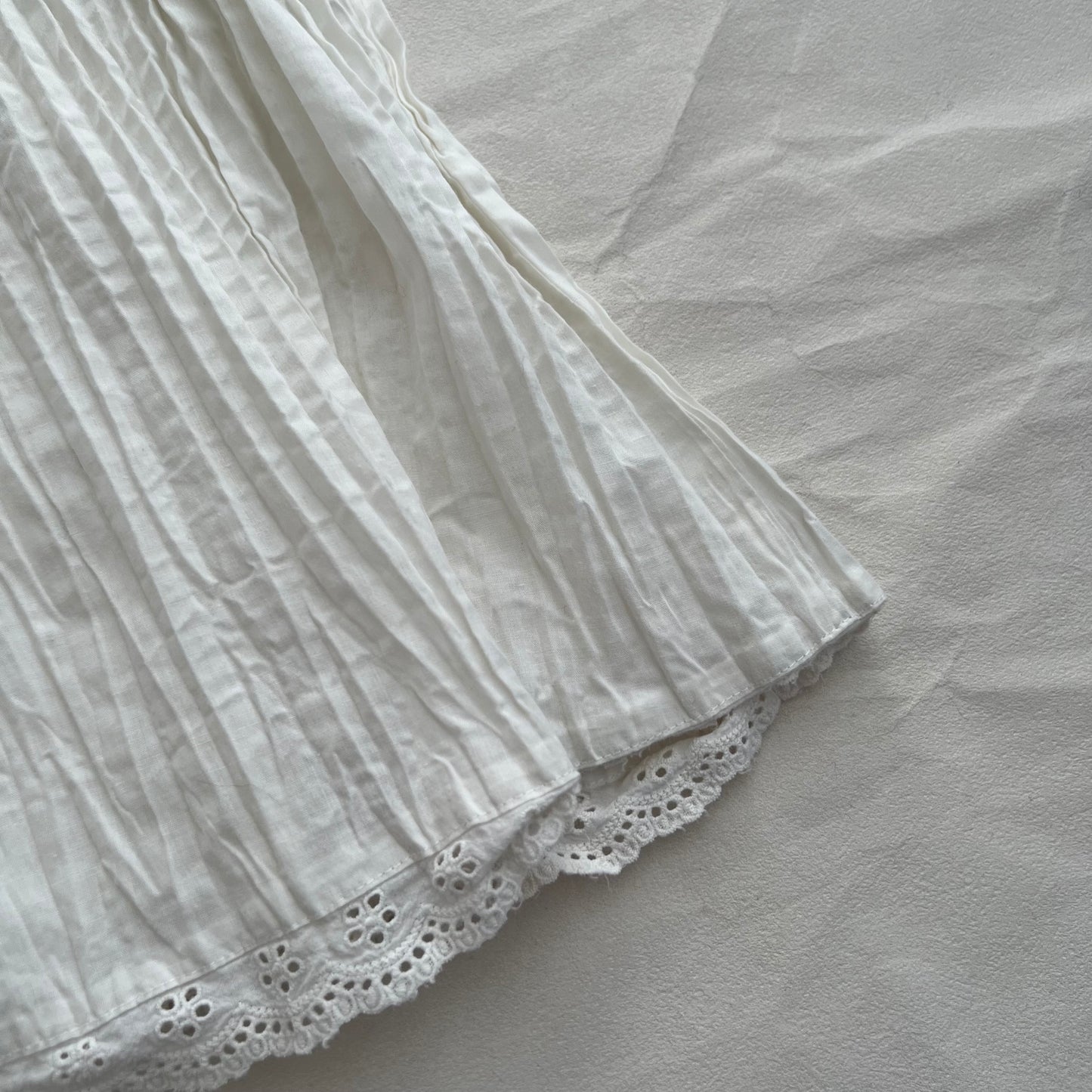 Prairie Morgan De Toi Babydoll Broderie Anglaise Wide Strap Blouse
