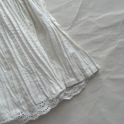 Prairie Morgan De Toi Babydoll Broderie Anglaise Wide Strap Blouse
