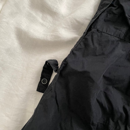 red tag diesel black utility balloon parachute style low rise crop capri trousers