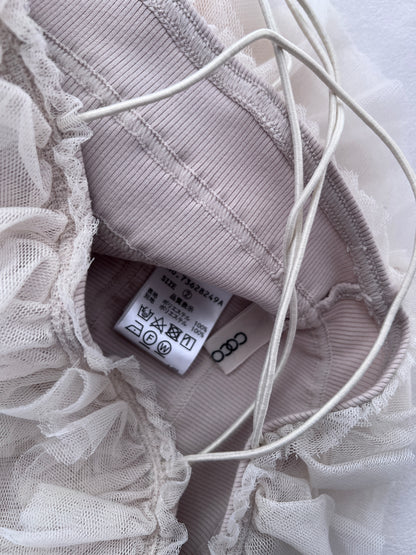 Coquette Coco Deal Ivory Ruffle Tulle Camisole