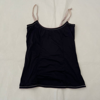 D&G Black Baby Pink Trim Camisole