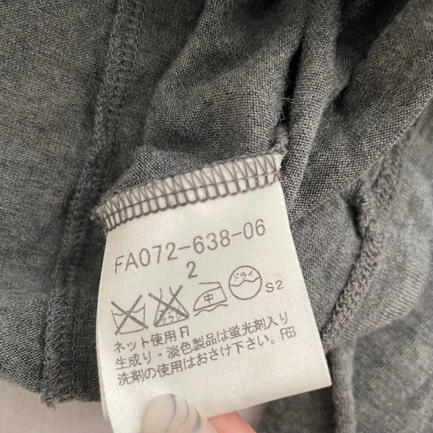 burberry wrap style ruched asymmetric grey long sleeve collared top