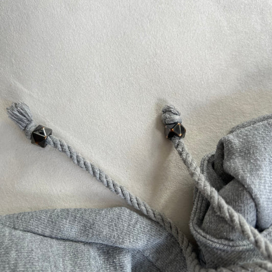 sporty gyaru grunge glad news grey skull print stud maxi skirt