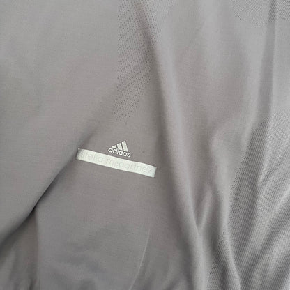 Adidas x Stella Mccartney Purple Grey Oversized Wide Neck Short Sleeve Pullover