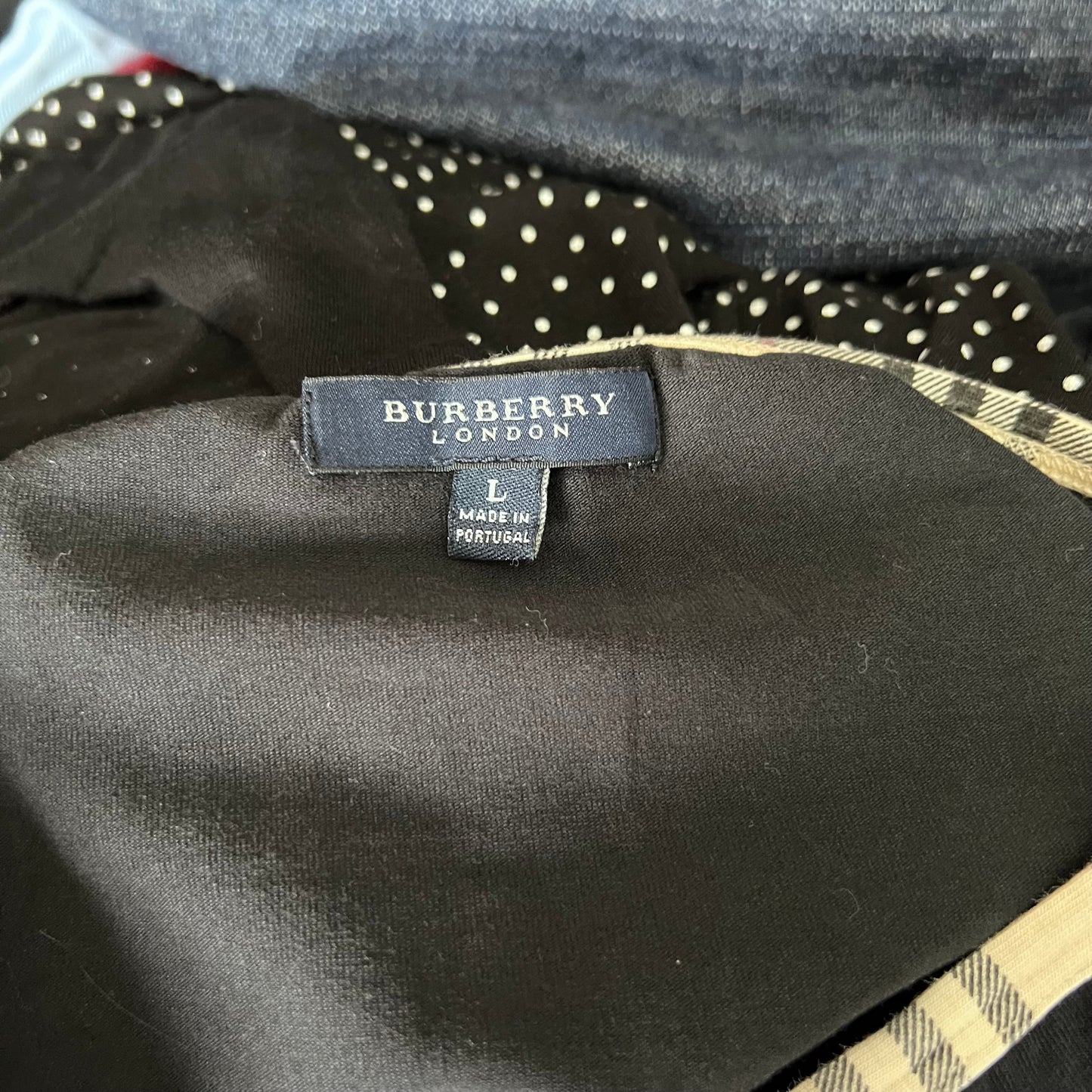 burberry black halterneck camisole with nova check ribbon strap