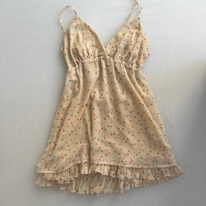 Kocca Beige Orange Polka Dot Babydoll Camisole