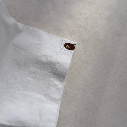Bape A Bathing Ape White Camo Bapy Short Sleeve T-shirt