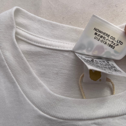 Bape A Bathing Ape White Camo Bapy Short Sleeve T-shirt