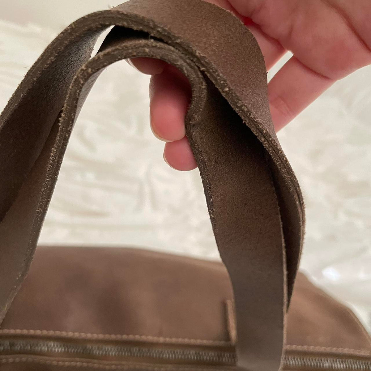 Archive Miu Miu Brown Leather Rectangle Satchel Shoulder Bag