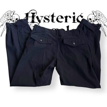 zucca asymmetric navy wool suit cuffed ankle trousers