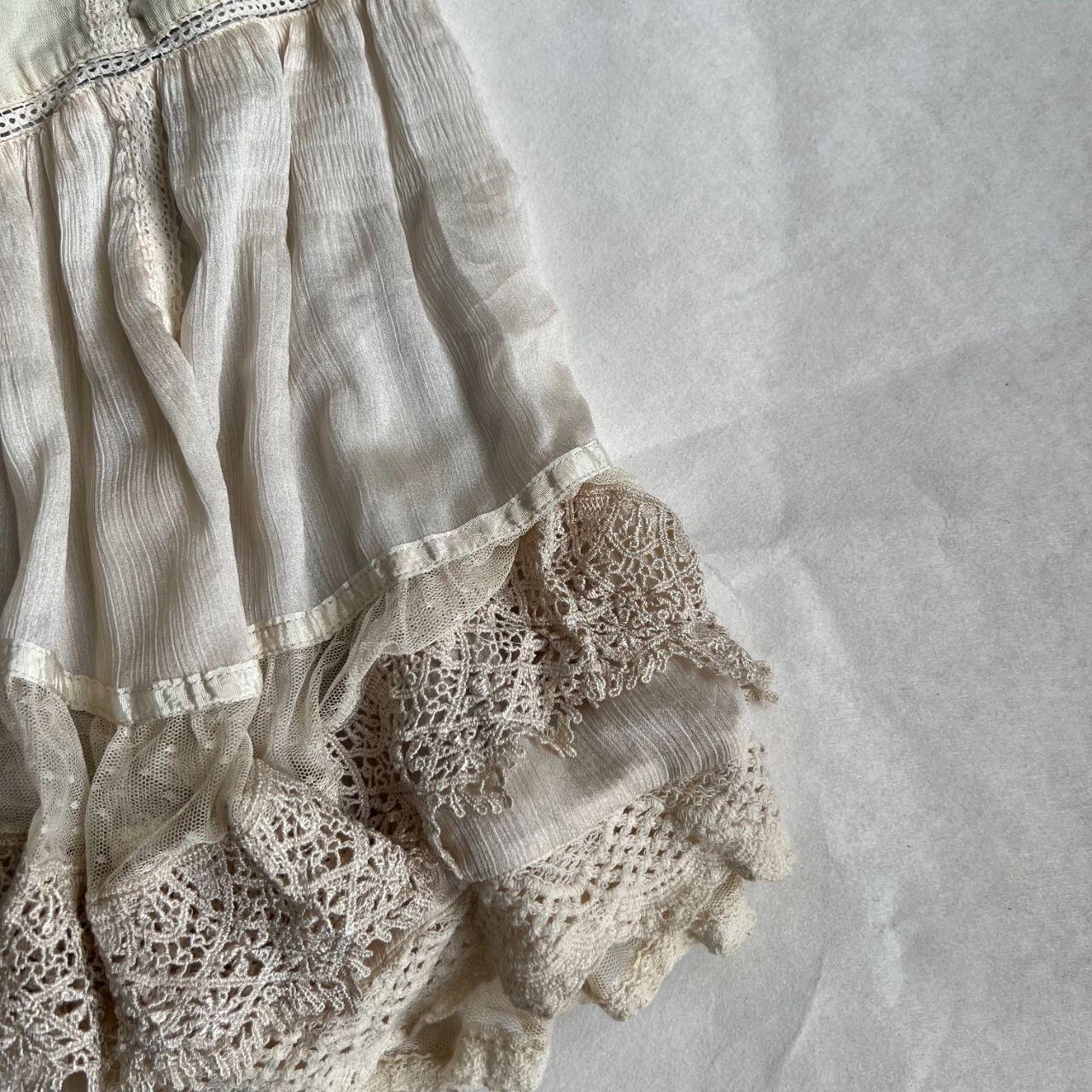 dreamy cottage prairie beige coco deal babydoll ruched bust babydoll flared mini dress